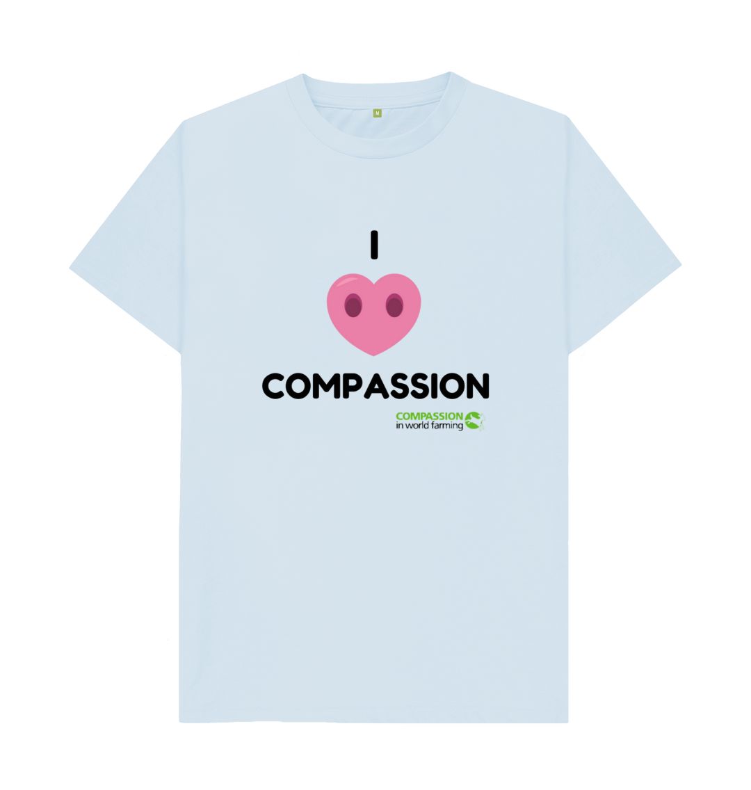 Sky Blue Men's Compassion T-Shirt