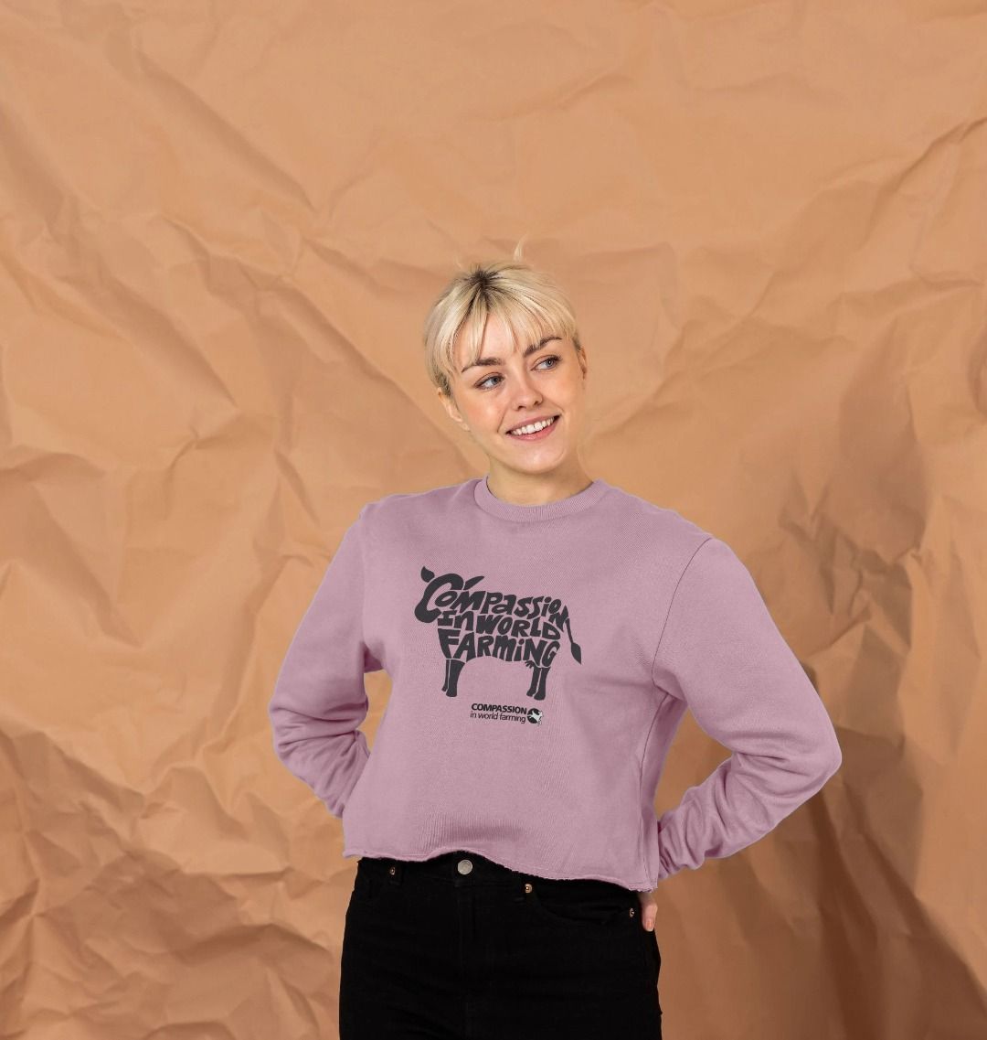 Women's Compassion Cow Boxy Jumper