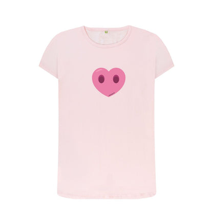 Pink Women's Compassion Heart T-Shirt