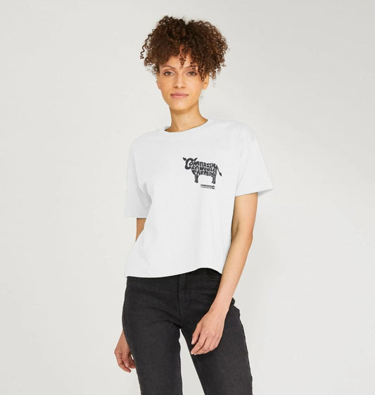 Women's Compassion Cow Boxy T-Shirt