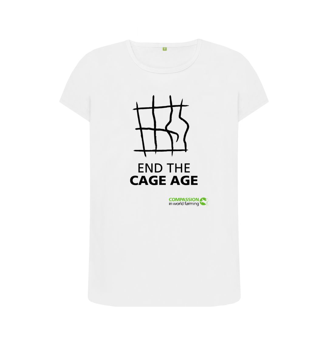 White Women's End the Cage Age T-Shirt