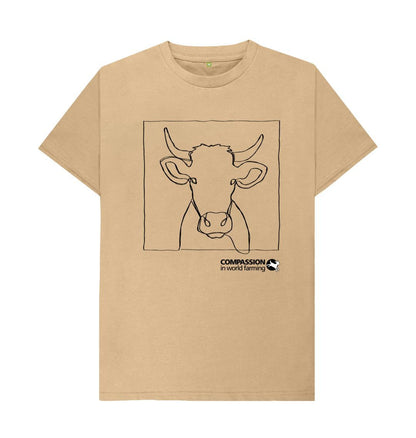 Sand Men's Cow T-Shirt