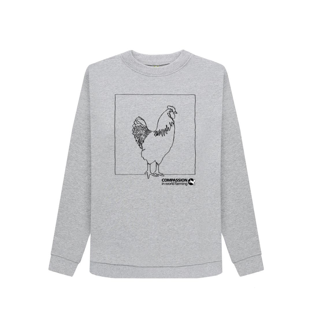 Light Heather Women's Chicken Jumper