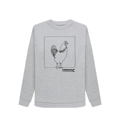 Light Heather Women's Chicken Jumper