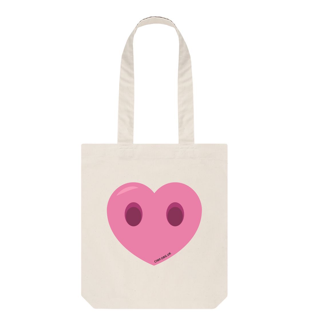 Natural Compassion Heart Tote Bag